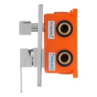 Встраиваемый смеситель Swedbe Platta 5520 подключение на три выхода хром